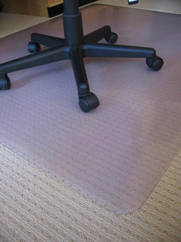 Plastic Office Chair Mat for Hard Floor and Carpet 